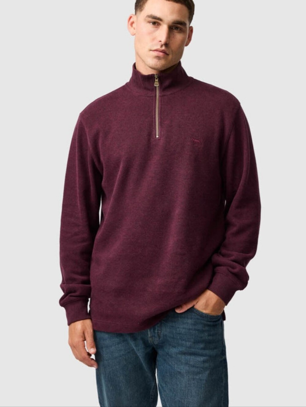 NWT Rodd & Gunn Alton Ave Quarter Zip Sweatshirt Long Sleeve